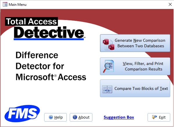Microsoft Access Database Comparison for What Changed Microsoft Access Database Comparison for What Changed